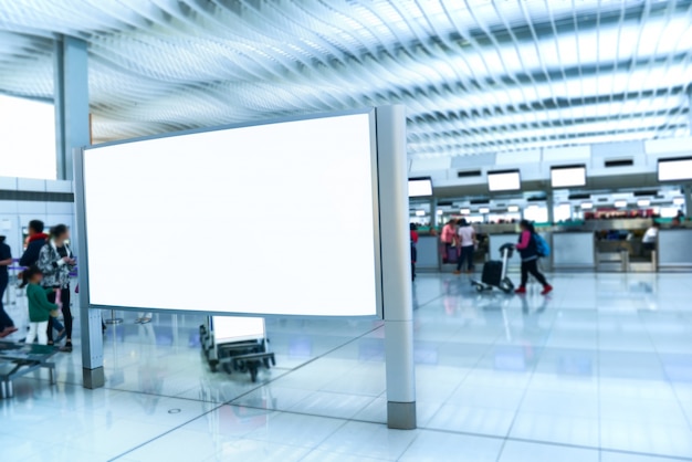 Download Free Photo | Billboard at the airport