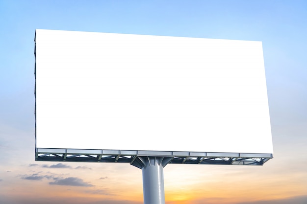 Billboard - large blank billboard with empty screen ...