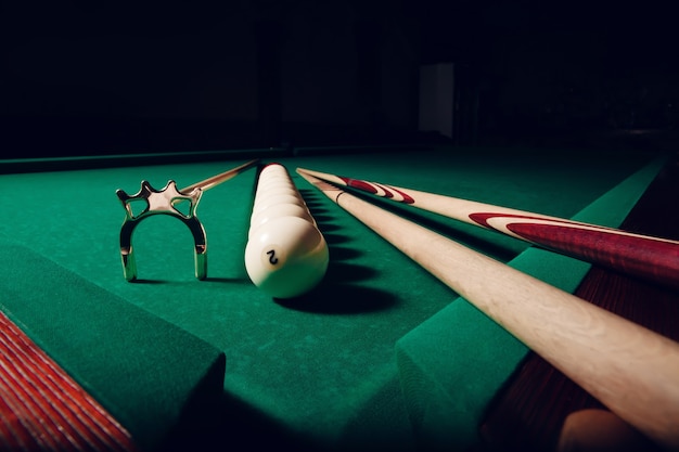 Premium Photo | Billiard equipment