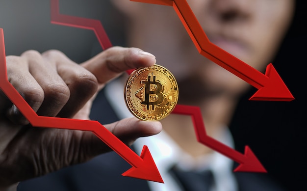 bitcoin price falling down