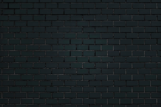 Free Photo Black Brick Wall Background
