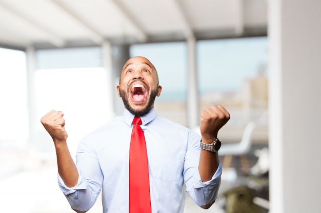 black-businessman-happy-expression-photo-free-download