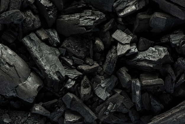 Premium Photo | Black coal mineral background