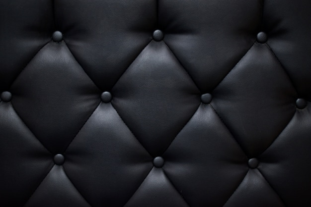 Premium Photo | Black color sofa texture