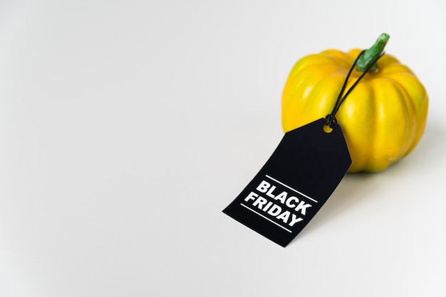 Black Friday Tag Tied To Bell Pepper Free Photo