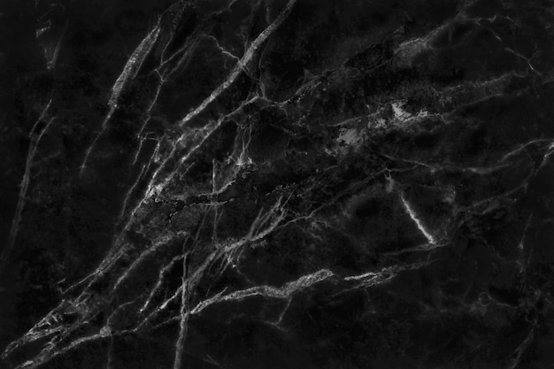 黒灰色の大理石のテクスチャの背景 自然なタイルの石の床 プレミアム写真