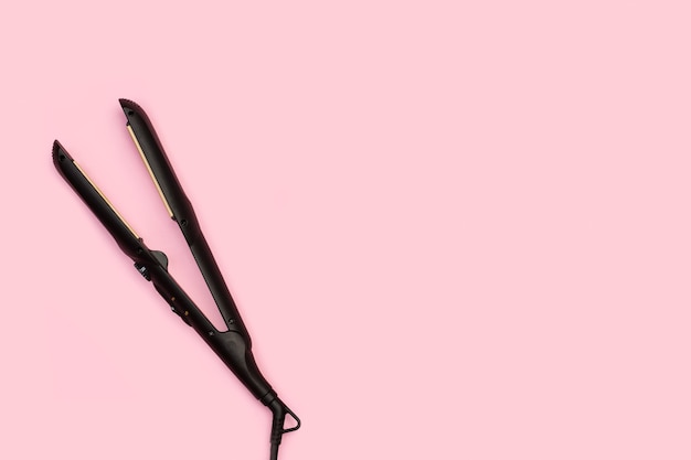 Premium Photo | A black hair straightener