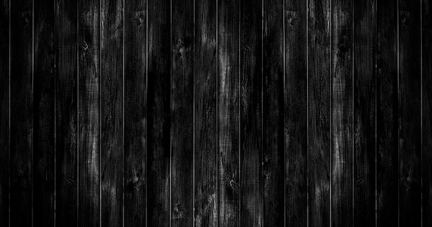 Premium Photo | Black wood floor texture background.