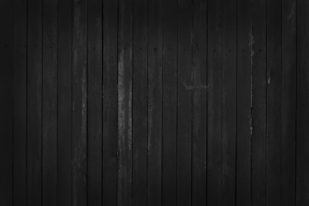 Premium Photo | Black wooden planks background