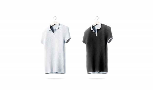 black and white polo shirts