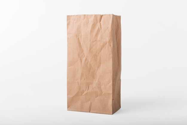Download Blank brown paper bag for mockup template advertising and ...