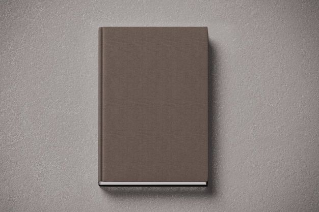 Download Premium Photo | Blank brown tissular hard cover book mock ...