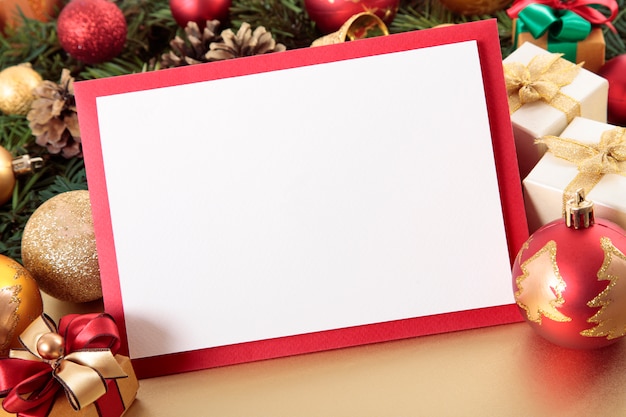 blank-christmas-card-with-ornaments-photo-free-download
