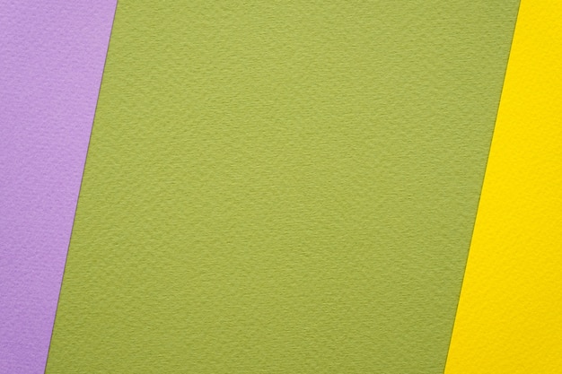 Premium Photo Blank Green Purple And Yellow Paper Texture Background Art And Design Background