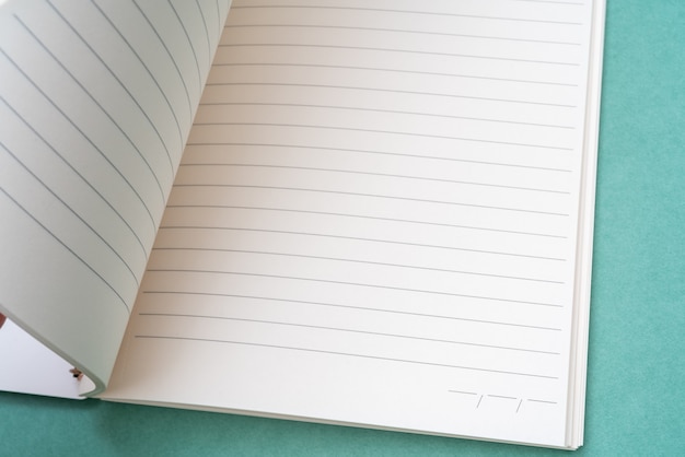 Premium Photo | Blank notebook pages. background for writing stationery