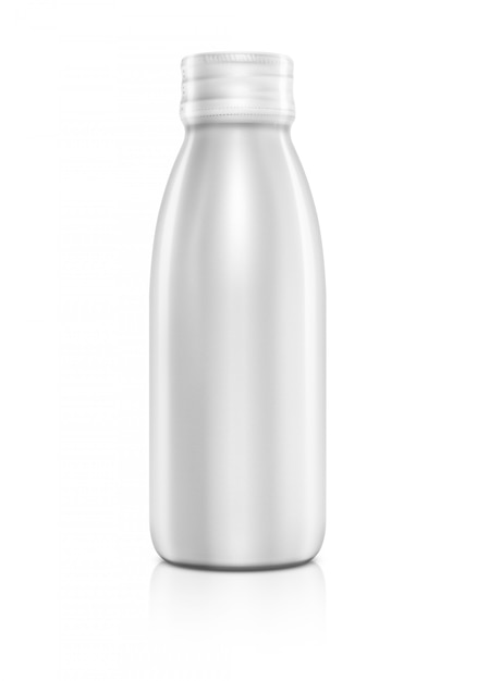 Premium Photo | Blank packaging beverage bottle isolated on white ...