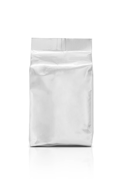 Premium Photo | Blank packaging foil pouch isolated