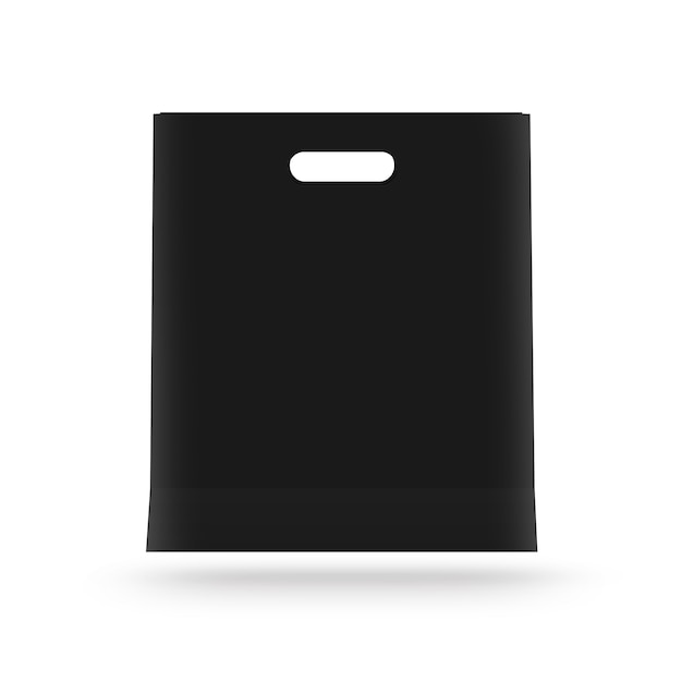 Download Premium Photo | Blank paper bag mock up isolated.