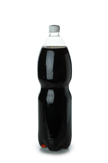 Premium Photo | Blank plastic bottle of soda isolated on white surface