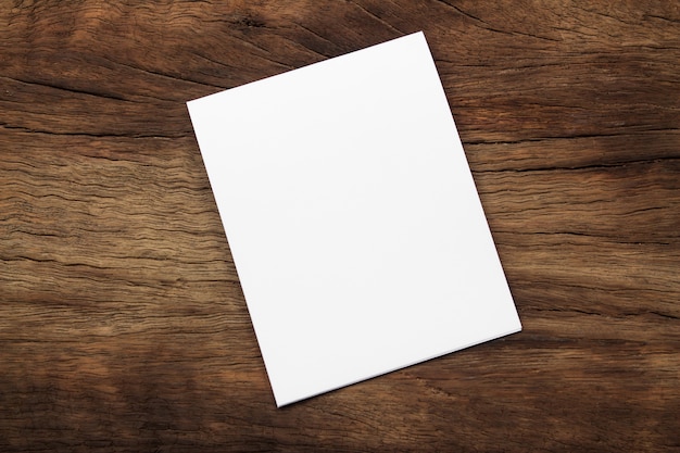 Download Blank portrait mock-up paper Photo | Premium Download