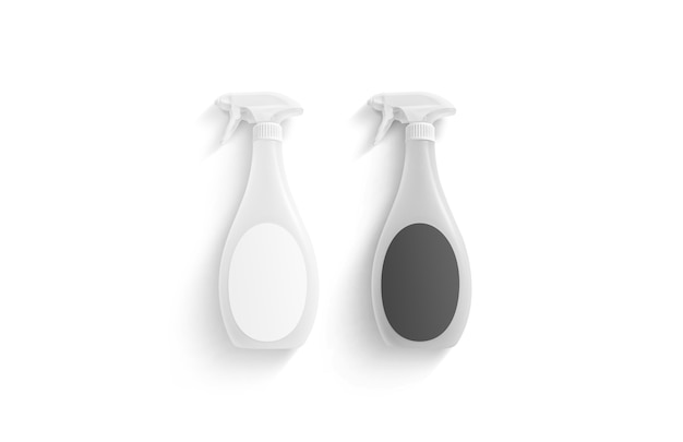 Download Premium Photo | Blank spray bottle with black and white ...