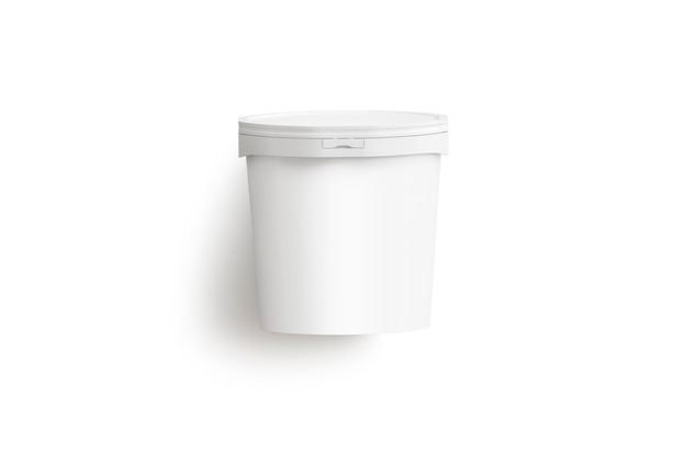 Download Premium Photo Blank White Ice Cream Bucket Mockup