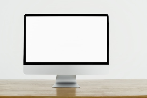 premium-photo-blank-white-screen-computer-display