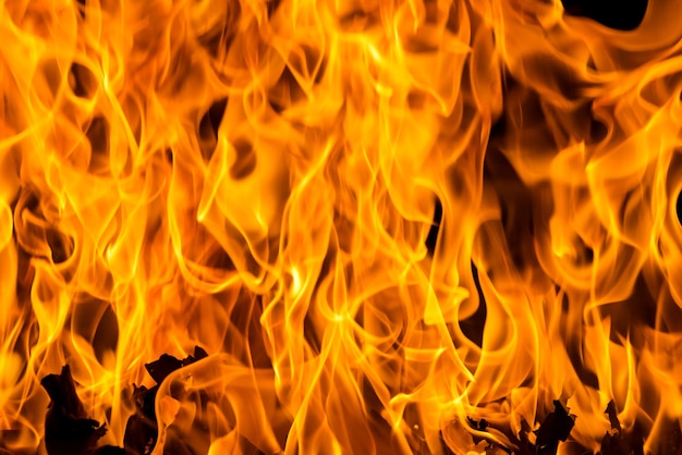 Premium Photo | Blazing fire flame background