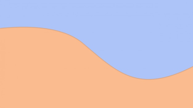 テクスチャ背景の青とオレンジのパステルカラー プレミアム写真