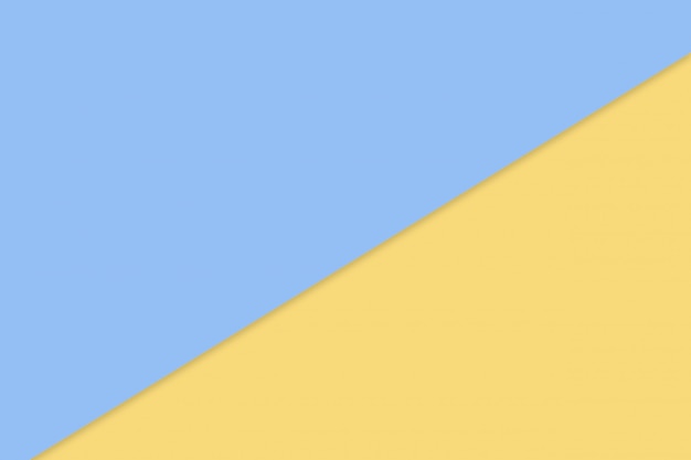テクスチャ背景の青と黄色のパステルカラー プレミアム写真