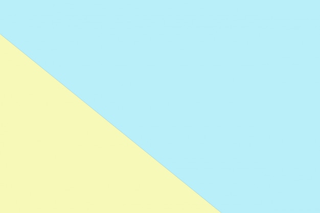 テクスチャ背景の青と黄色のパステルカラー プレミアム写真