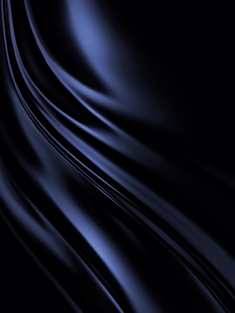 Premium Photo | Blue black silk as background