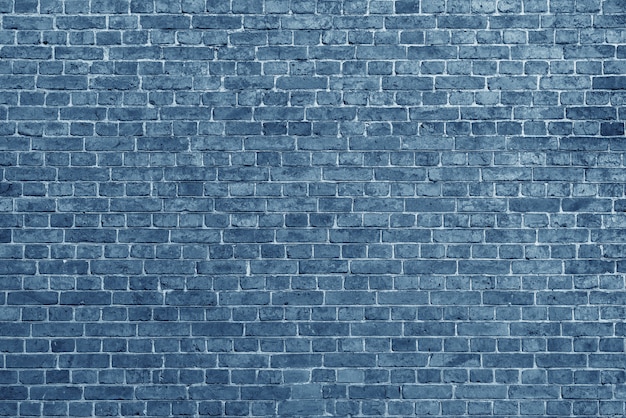 Premium Photo | Blue brick building wall