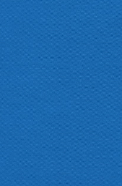 青いキャンバスのテクスチャの背景 きれいな生地の壁紙 プレミアム写真