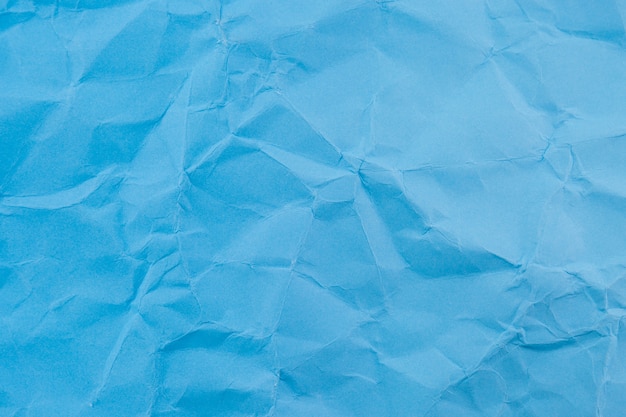 Premium Photo | Blue crumpled paper texture background