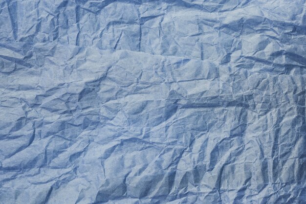 Premium Photo | Blue crumpled paper texture