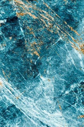 Free Photo | Blue and gold marble textured background