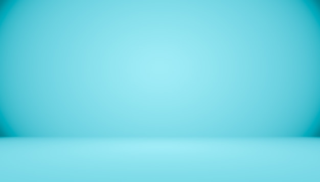  Blue gradient abstract background empty room with space for your text and picture. Premium Photo