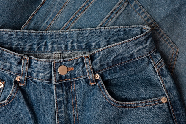 Premium Photo | Blue jeans surface denim pattern jean textured