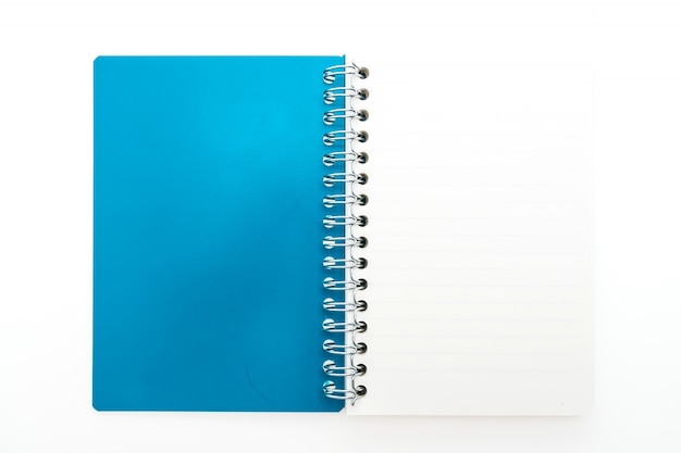 Blue notebook open Photo | Free Download