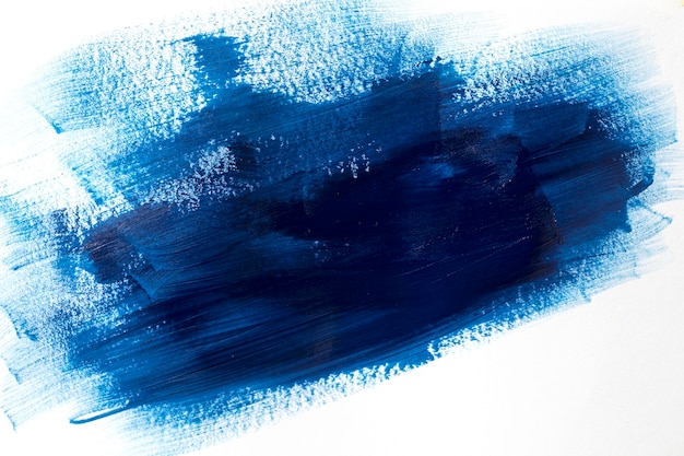 Blue paint brush stroke effect | Free Photo