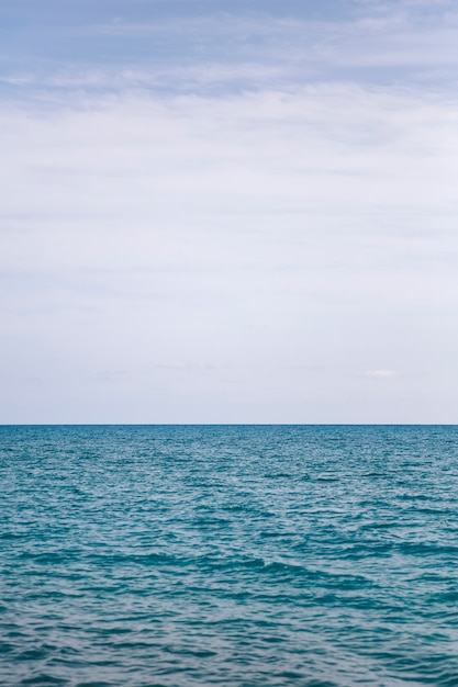 Premium Photo | Blue sea horizon