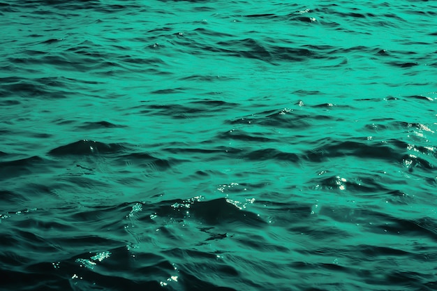青い海の水リラックス 壁紙テクスチャ背景 プレミアム写真