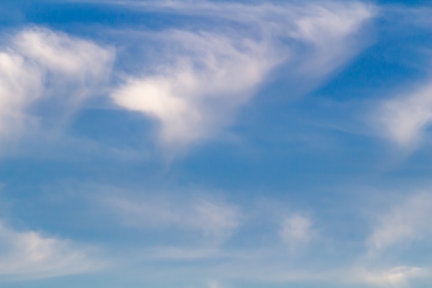 Premium Photo | Blue sky and cirrus clouds can be used as background