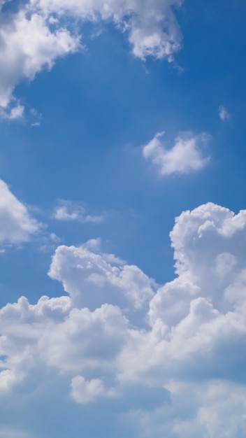 Premium Photo | Blue sky and cloudscape nature background