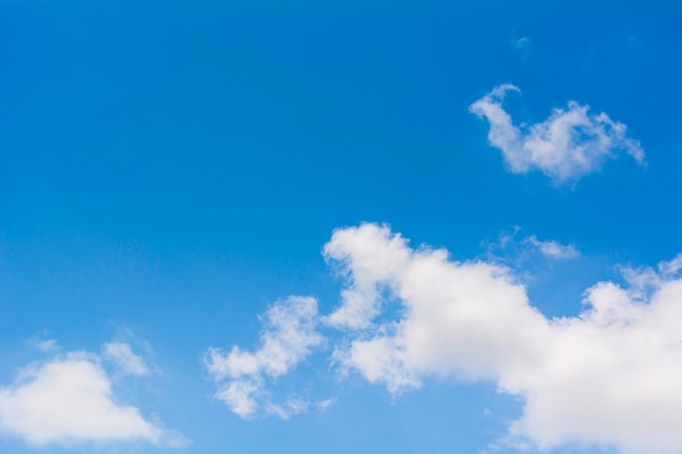 Premium Photo | Blue sky with cloud and copy space. clear weather space.