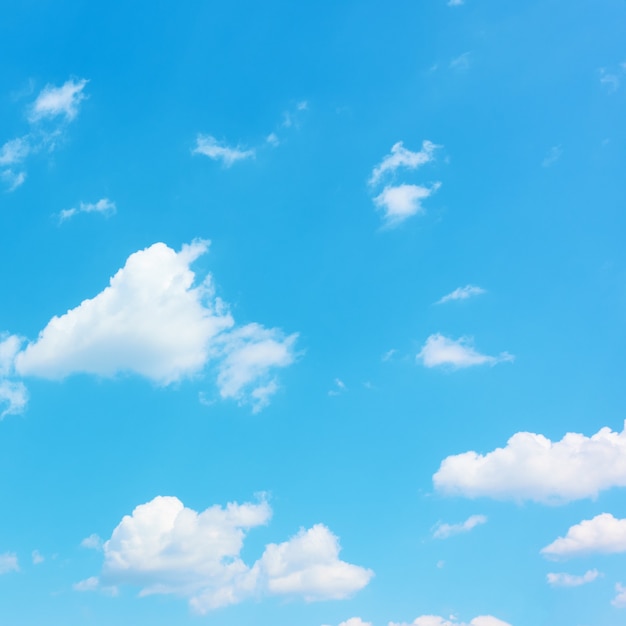 Premium Photo | Blue sky with light white clouds - background, square ...