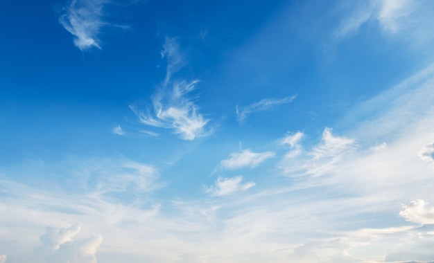 Premium Photo | Blue sky with white cloudy