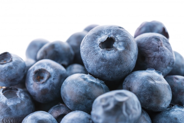 Download Blueberry basket isolated on white | Free Photo