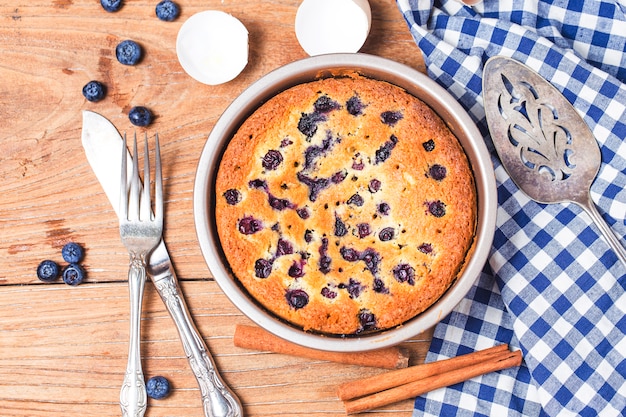 Free Photo | Blueberry cake